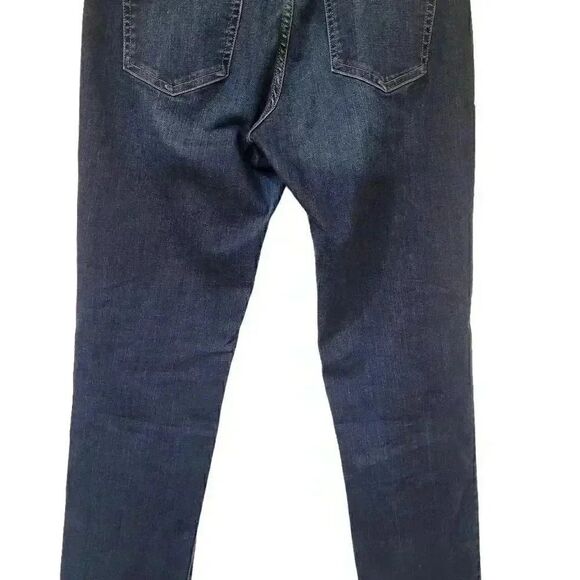 Banana Republic Women's Premium Denim Dark Wash Cotton/Poly/Spandex Slim Straigh - Picture 12 of 12